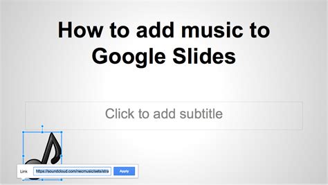 how to play music in google slides and what is the best way to integrate music into your presentation for maximum impact