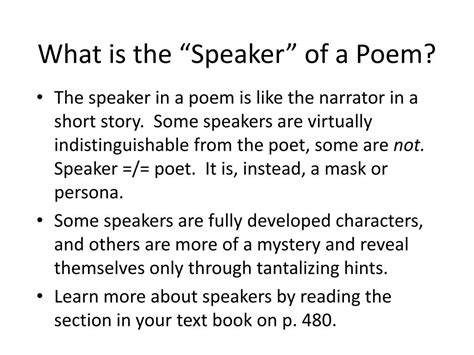 What Does Speaker Mean in Poetry and How to Interpret the Layers of Meanings in their Speeches