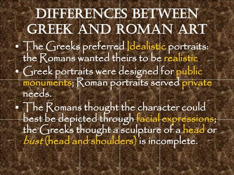 What Was a Major Difference between Greek and Roman Art: An Insightful Exploration